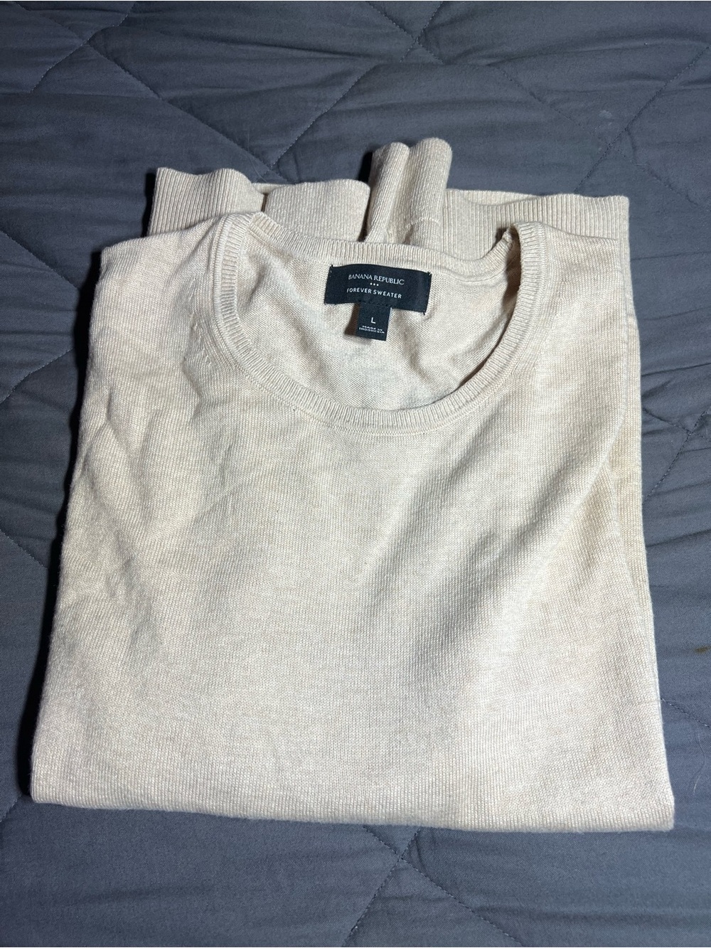 Banana Republic Women’s Forever Sweater in Oatmeal Heather